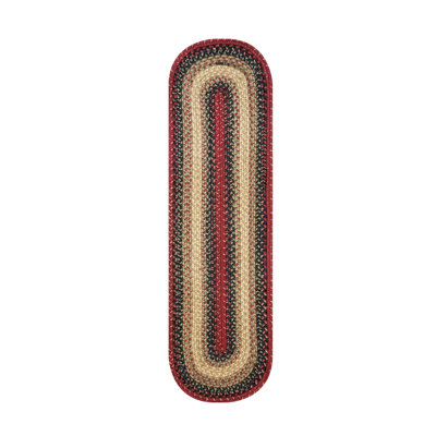 Tapis d'escalier beige / brun Layne