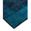 Tapis unique bleu 3 pi x 13 pi Yohko