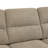 3-Seater Sofa, Camel Upholstered Couch, Modern Living Room Furniture, Textured Fabric Sofa, Minimalist Settee, Comfortable Armchair, Sturdy Frame Sofa