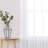 Rod Pocket Sheer Voile Curtain (Set Of 2)-102073740-102073760