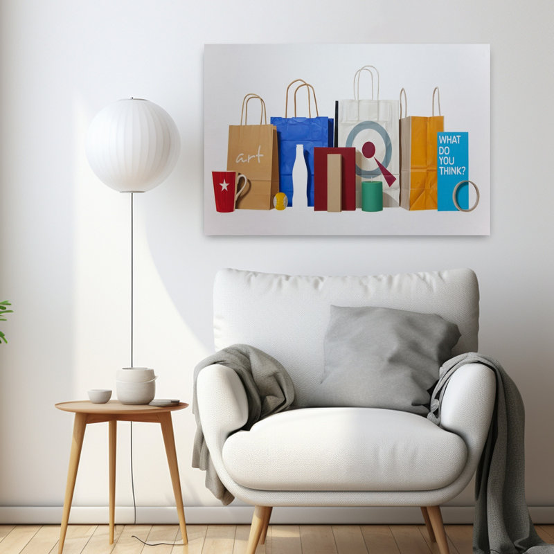Contemporary Art Abstract Contemporary Wall Art by Ildefonso Martin - Wrapped Canvas Print, 60.96 cm H x 91.44 cm W
