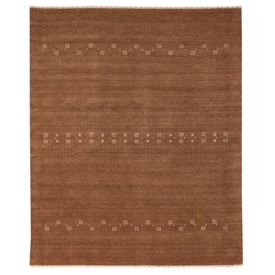 Indo Gabbeh Brown Rug 8'3" x 9'10"