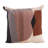  100% Wool Throw Square Ivory/Pink/Gray Pillow Cover & Insert