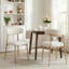 Chaises de salle à manger modernes rembourrées avec assise de 50 cm de large et pieds en métal pour la cuisine-361777431-362189865