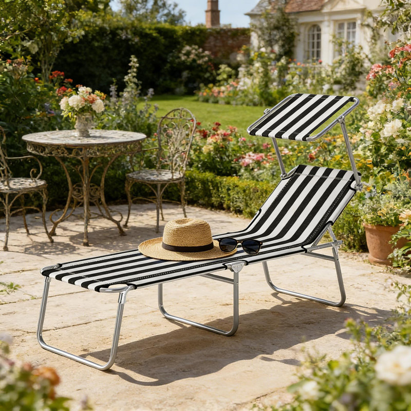 Méridienne portable, Noir blanc