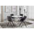 Tegan Round Metal Base Dining Table