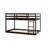 Solid Wooden Twin Over Twin Floor Bunk Bed With Ladder, Strengthened Slats, And  For Maximum Stability And Space Efficiency-2054901831