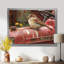 Oiseau moineau sur le tracteur II - oiseau, art mural-730360863-730360870-730360861