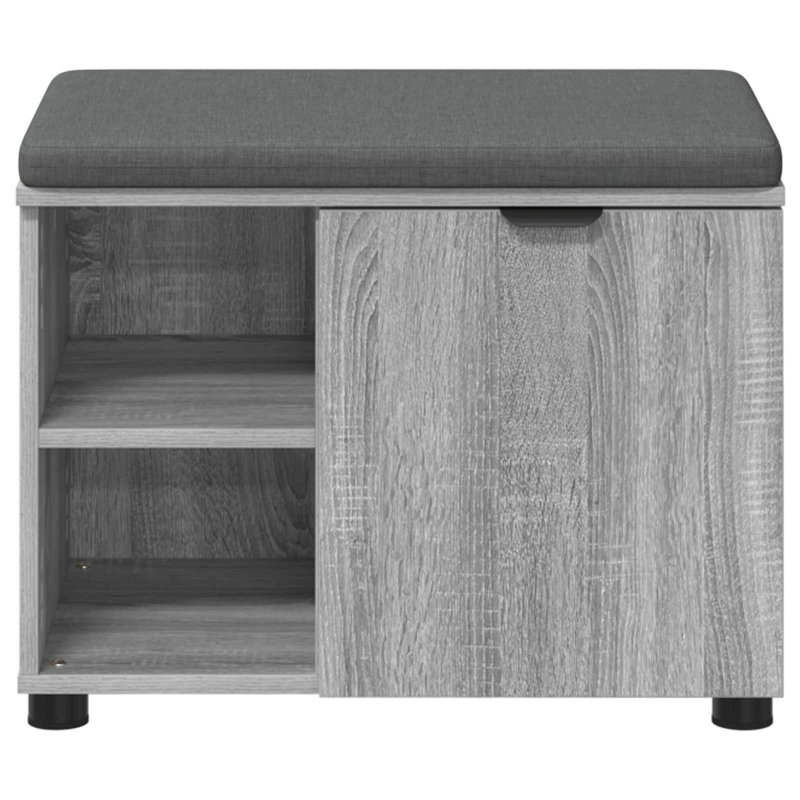 Storage Bench, 46cm H x 60cm W x 38cm D, Grey Sonoma