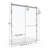 Rotolo 60" W x 76" H Semi-Frameless Shower Door-1035057790-1035057788