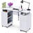 Kylan Professional Nail Desk with Dust Collector, Wirst Cushion and Multi-Storage, for Salon and Home Use-753595413