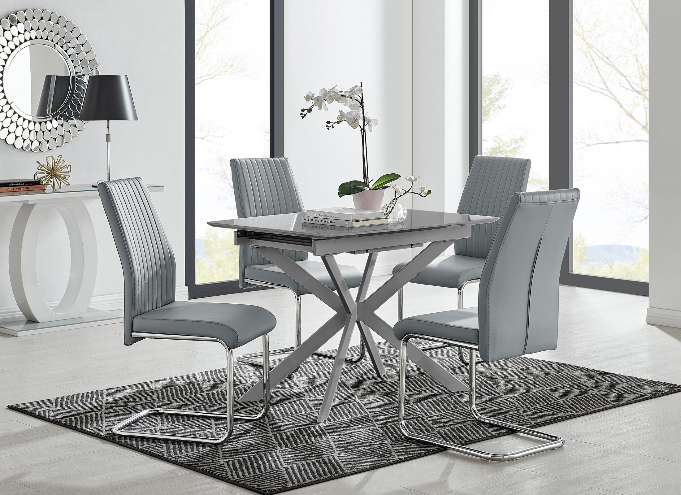 Louis Vuitton Dining Table and Chairs Collection 