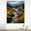 Horloges murales Sunny Day Mountain River Lakehouse Charm II - Lakes & Rivers