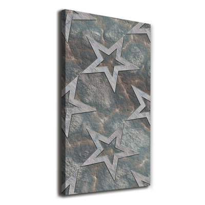 Stone Stars - Wrapped Canvas Print