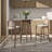Berthile 30.5" Curved Back Bar Stool, Set Of 2, Ebony Boucle-1773887728