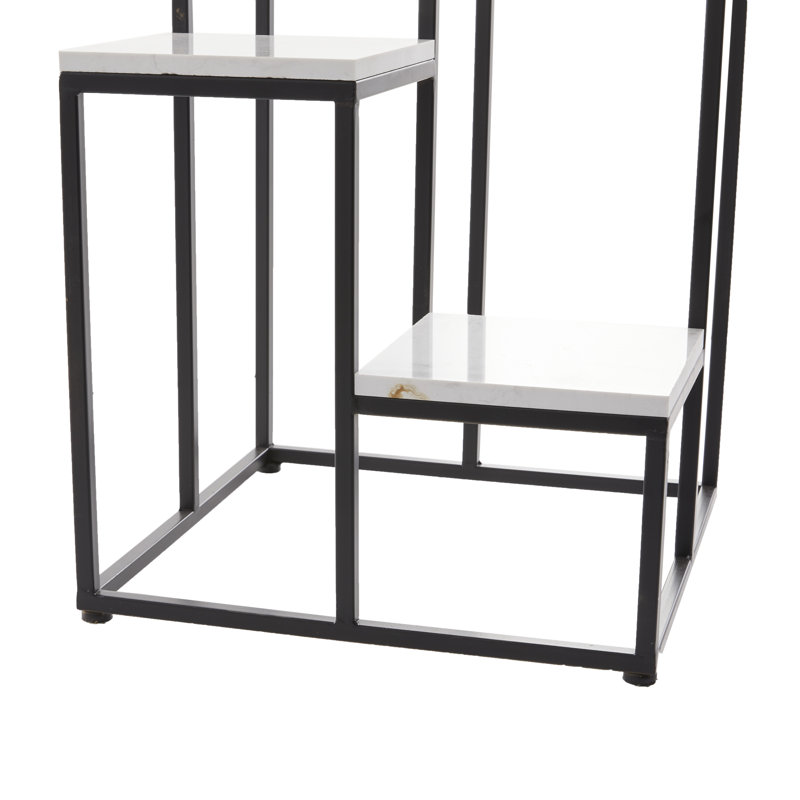 Support pour plante Kirran, Blanc