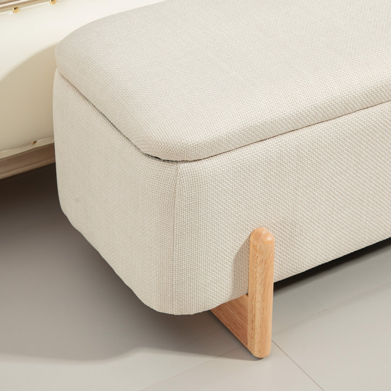 Repose-pieds avec rangement Linen