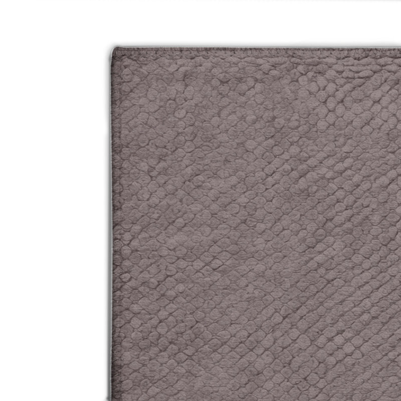 Tapis gris intérieur et extérieur Trellis, Rectangle 4pi x 6 pi