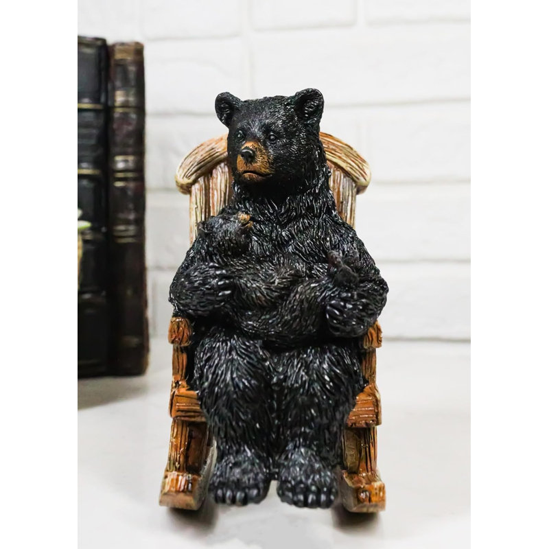 Figurine Rustic Forest Mama Black Bear