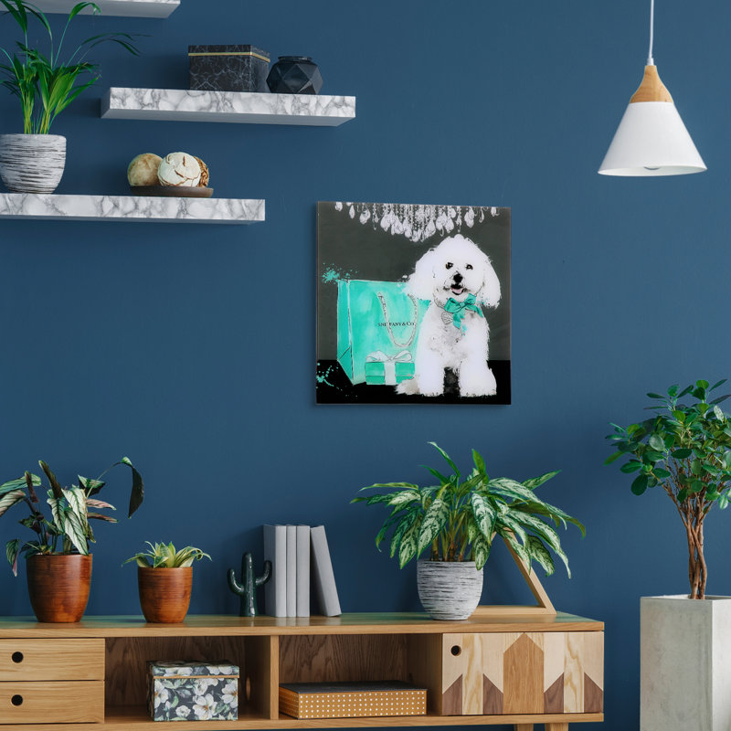 « blue ribbon », impression sur verre