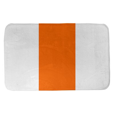 Miami Baseball Rectangle Memory Foam Non-Slip Striped Bath Rug -  East Urban Home, 1A42AA97F7694252A0F21E784E99642F