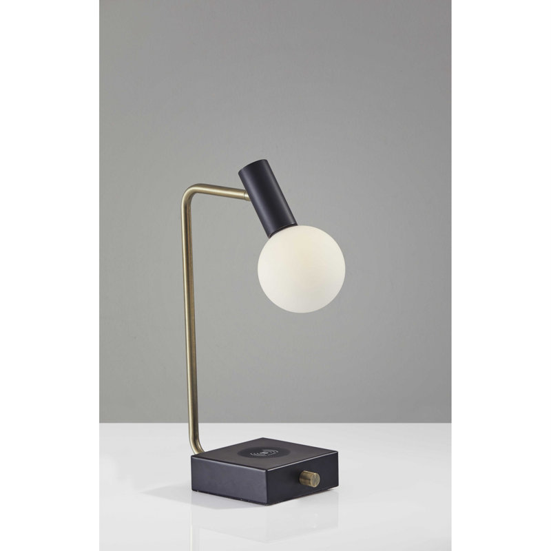 Lampe de bureau noire 17,5 po, Oui