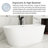 67'' X 31'' Acrylic Freestanding Soaking Bathtub-102026572