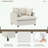 Chenille Single Seat Sofa with Pillows-1348054960