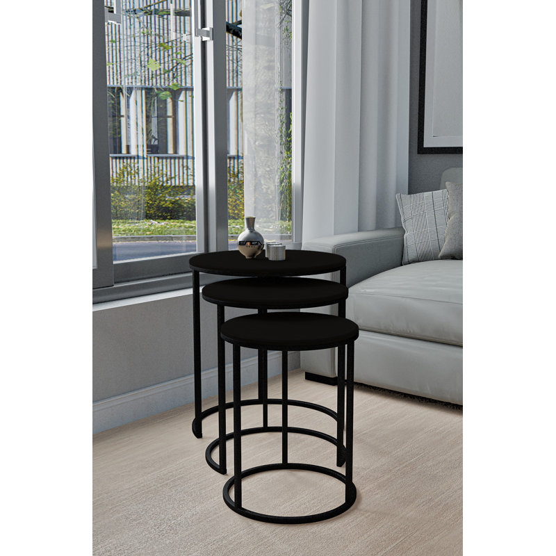 Angeluis Coffee Table, Black