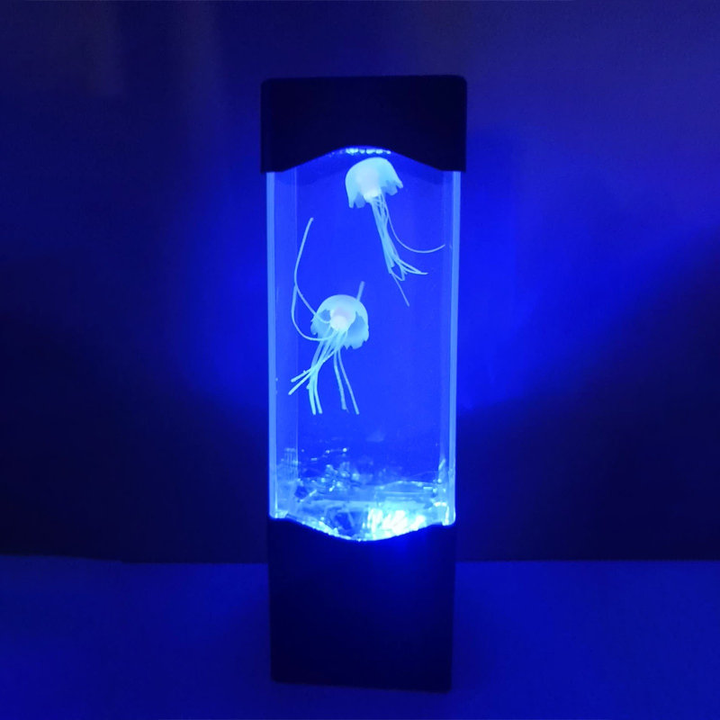 Jellyjellyfish Lamp Lamp alimenté par USB ou piles AAA Jellyfis pour enfants, veilleuse pour enfants, décoration de bureau de bureau de chambre