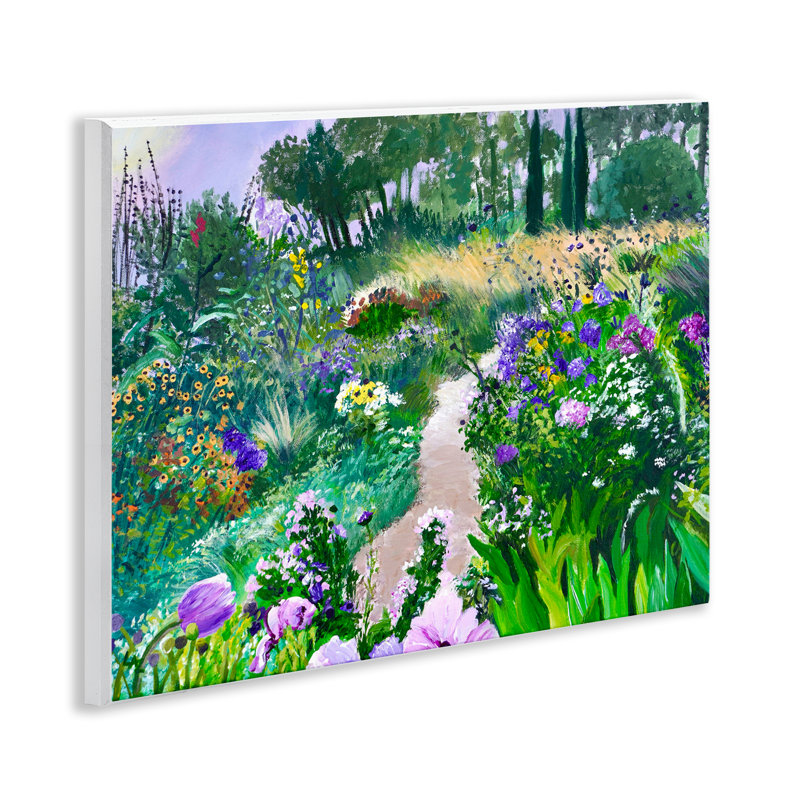 «Path to Country Gardens», plaque murale, par Lee Ann Zirbes