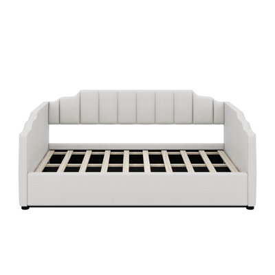 Full Size Upholstered Daybed With Underneath Storage