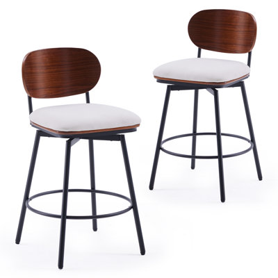 Modern Swivel Counter Stools by George Oliver