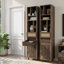 Himmet 75.59"H Display Bookcase with Storage