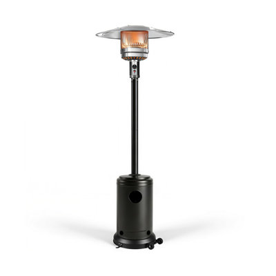 Yardgrace 88" Propane Patio Heater, 47,000 BTU Outdoor Standing Heater with Wheels
