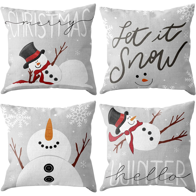 Grey Square Throw Cushion