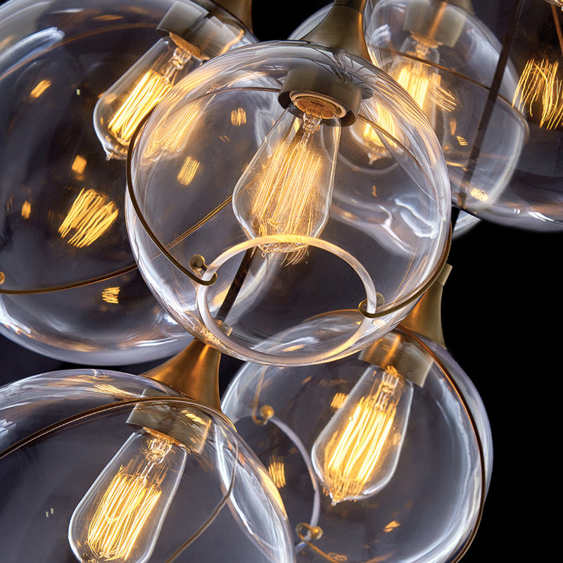 Skye 18 Light Pendant by Lisa McDennon, Clear