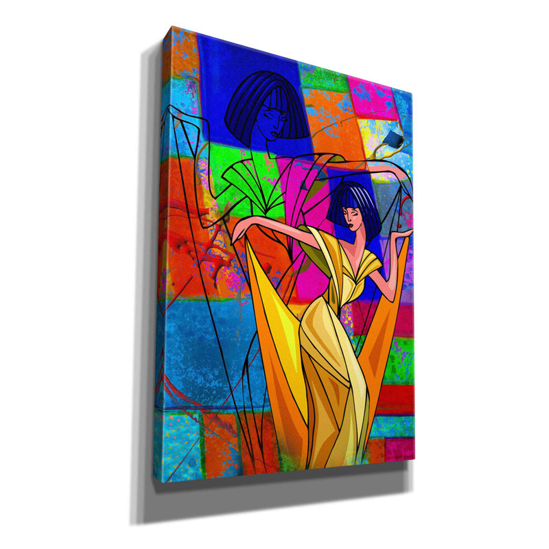 «Color Dance» par Ata Alishahi, estampe numérique sur toile, H 26 po x l 18 po x P 0,75 po