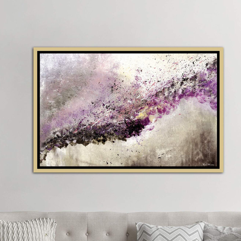 Hush by Vinn Wong - Print, 26" H x 40" W x 1.5" D, Gold Framed Canvas