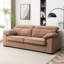 Lit Mid-Century 2 places convertible en grand, brun, lit stable avec fonction coulissante, sensation agréable-686736567