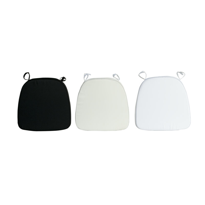 Outdoor 2'' Dining Chair Seat Cushion, Black