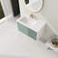 Meuble-lavabo mural avec lavabo en céramique
