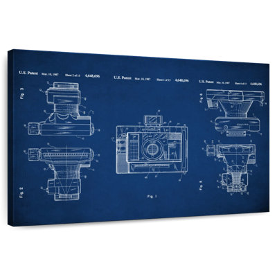 Automatic Focus Camera Blue