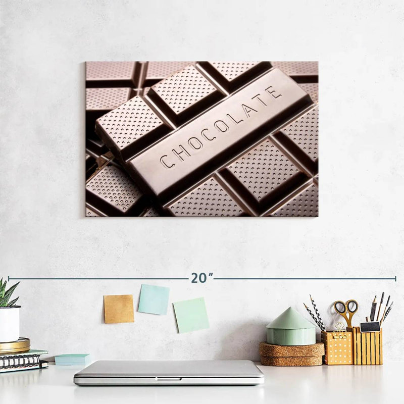 Chocolate Bar Pile, 8" H x 12" W