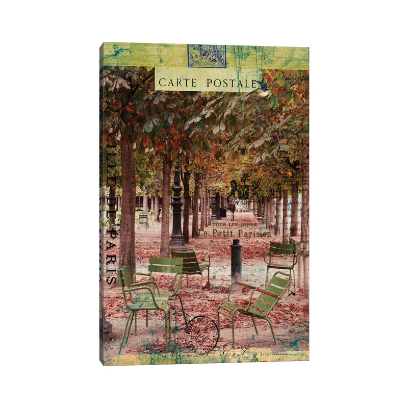 Paris Bistro IV by Sandy Lloyd - Wrapped Canvas Print, 30.48cm H x 30.48cm W x 1.905cm D