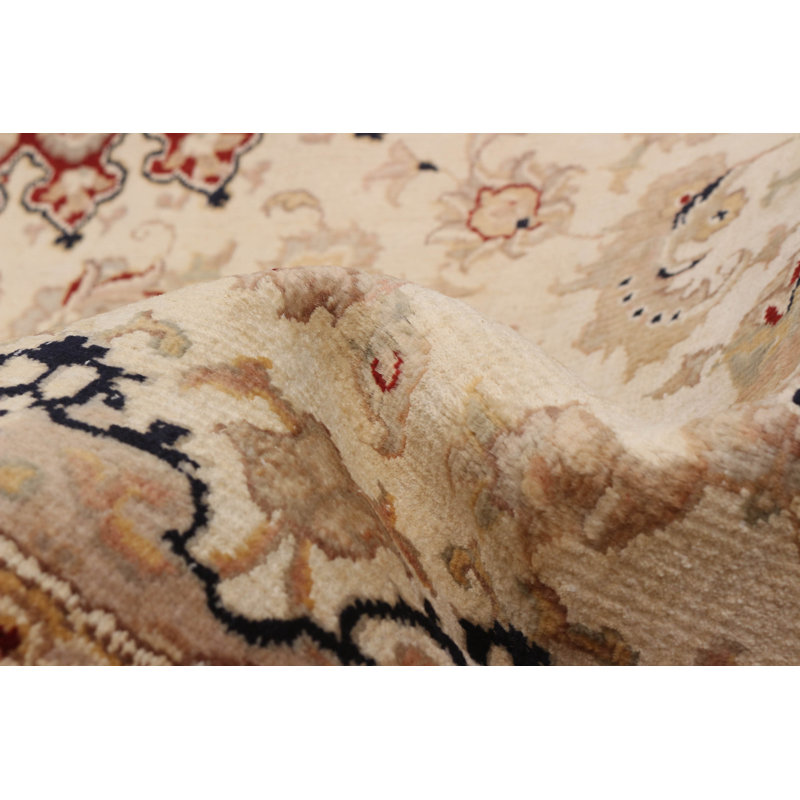 Tapis rectangulaire nouvel âge en laine 8 pi 1 po x 10 pi Ashwika