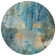 Machine Washable Indoor/Outdoor Xhevrie Teal Rug