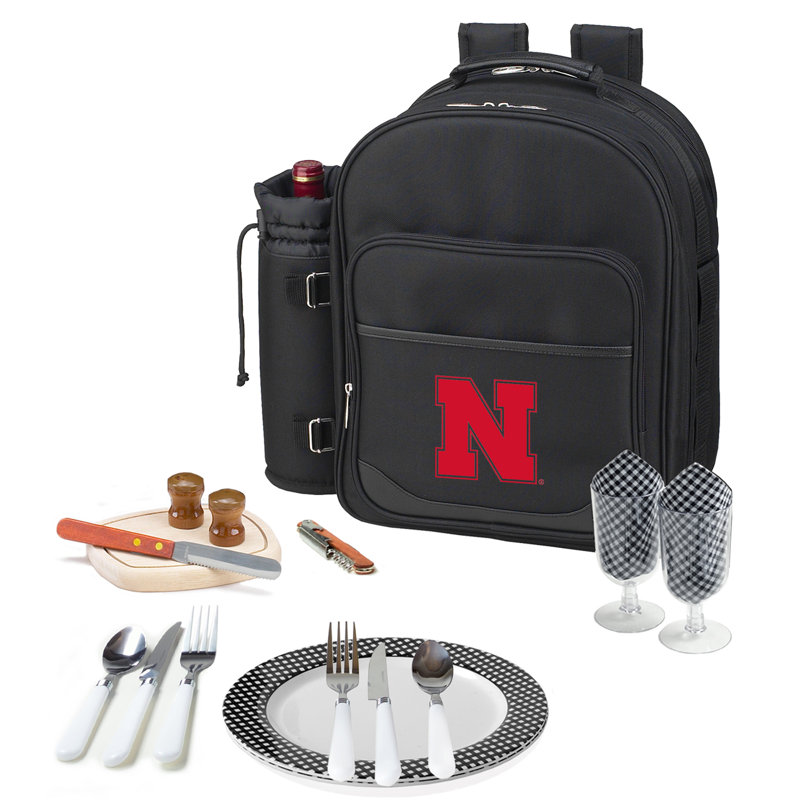 NCAA Nebraska Cornhuskers pique-nique sac à dos équipé pour deux