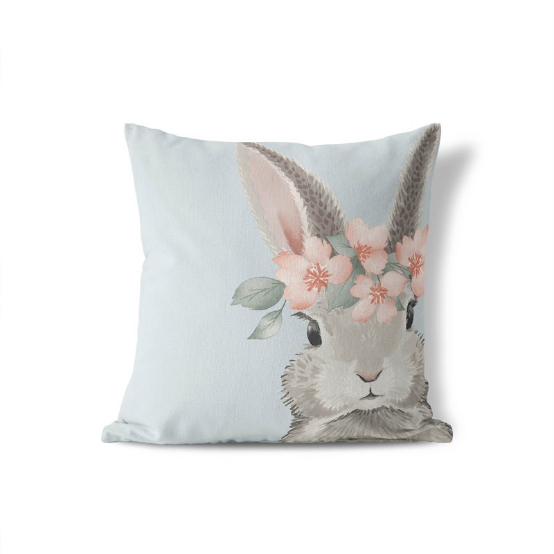 Coussin Bunny, H 16 po x l 16 po