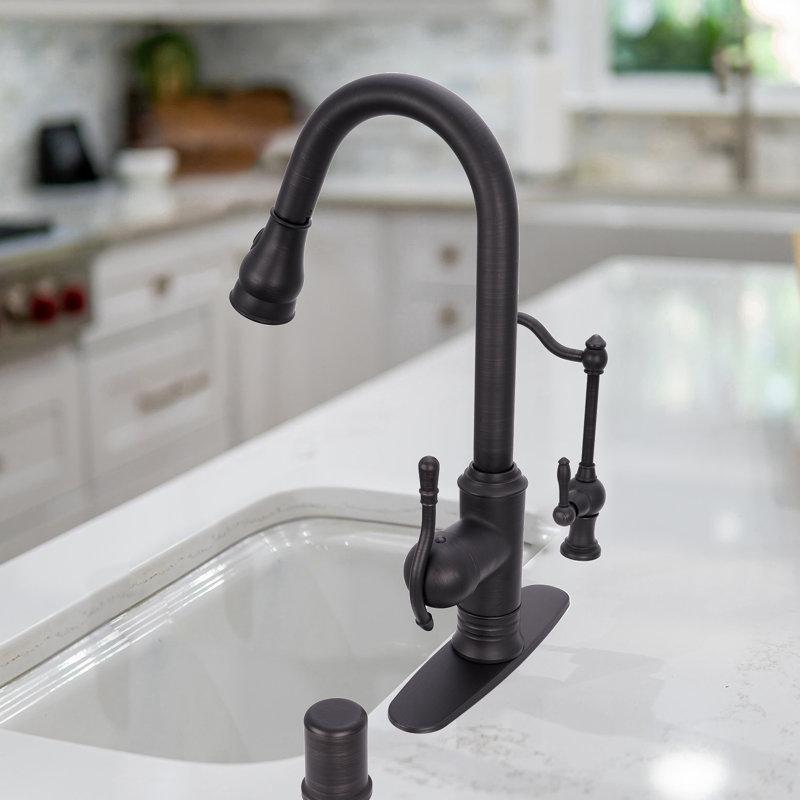 Akicon Pull Down Kitchen Faucet, Oil Rubbed Bronze